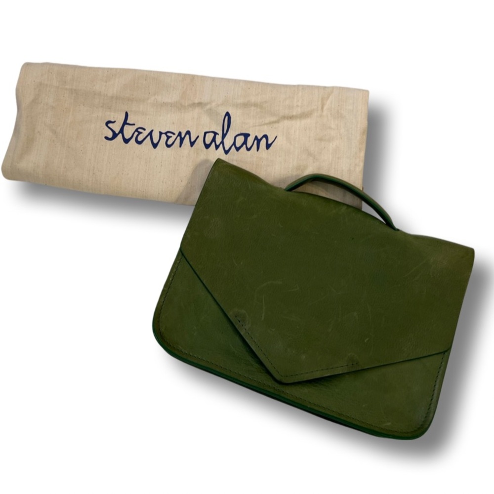 Steven Alan Leather Clutch
